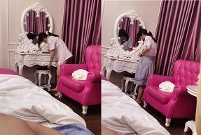 sex angel Nữ sinh cấp 2 vào nhà ngỉ địt nhau cùng bạn trai